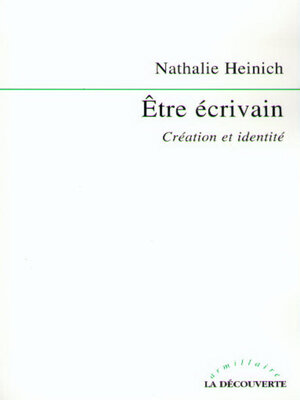 cover image of Etre écrivain